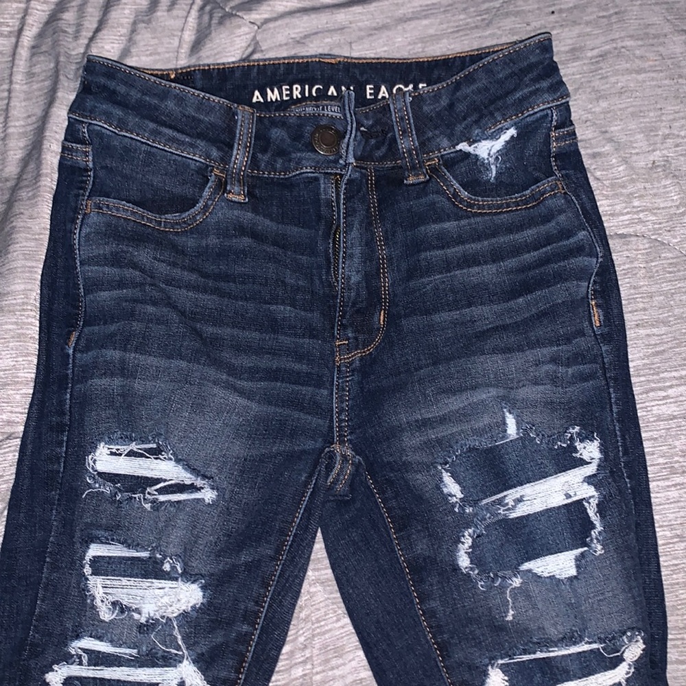 American Eagle Dark Blue Jeans/Jegging